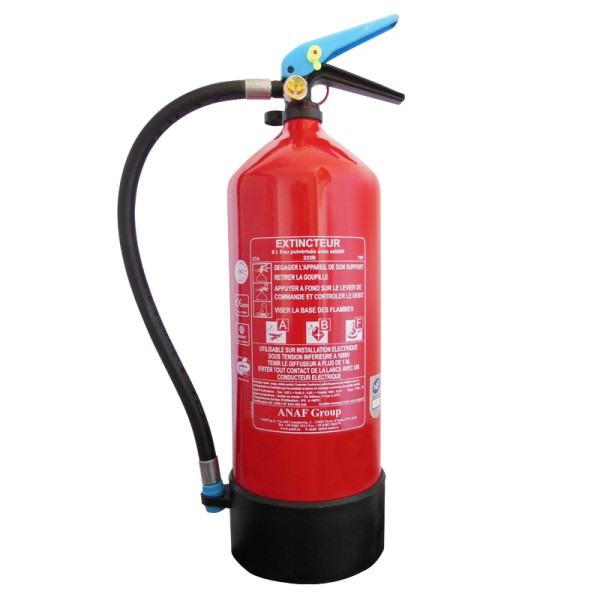 Extincteur a eau avec additif 6 litres anaf fs6 jf