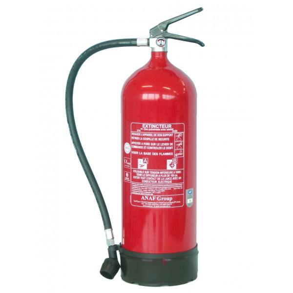 Extincteur a eau avec additif 9 litres anaf fs9 ev