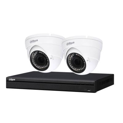 Kit de vidéosurveillance enregistreur + 2 caméras dôme - 1080p - Dahua