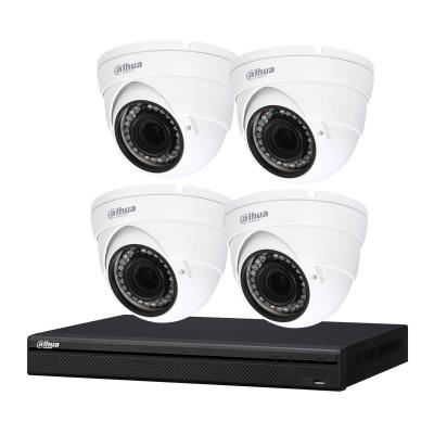 Kit de vidéosurveillance enregistreur + 4 caméras dôme - 1080p - Dahua