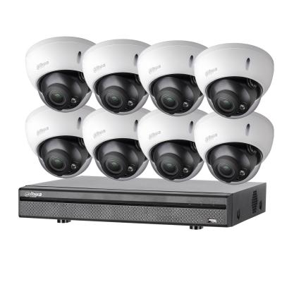 Kit vidéosurveillance 8 caméras anti-vandalisme + enregistreur – 1080p – Dahua