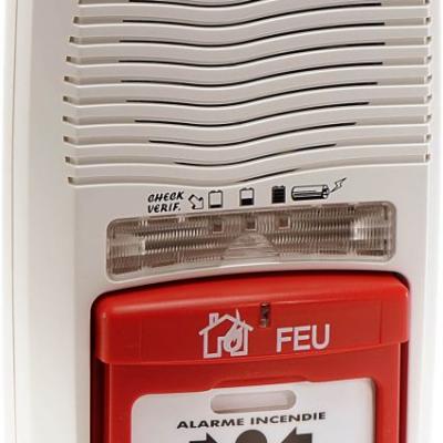 Alarme incendie Type 4 autonome avec Flash